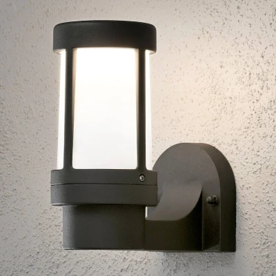Immagine di Konstsmide Siena 7513 752 Lampada da parete per esterno a risparmio energetico, LED (monocolore) E27 60 W Nero