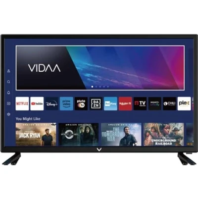 Immagine di Majestic SM22 V1 Televisore SMART LED FULL HD 22&quot;, sistema operativo VIDAA, Wi Fi integrato, DVB T/T2 e S/S2, Doppio di alimentazione: AC 100/240V DC 12V, Telecomando, USB