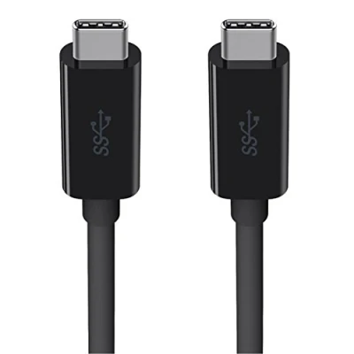 Immagine di Belkin F2CU049BT2M BLK Cavo USB C da 100 W, Type 3.0, a C, 5 Gbps, 60 Hz, 2 m, Nero