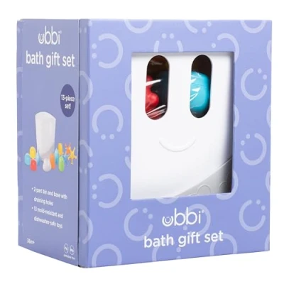 Immagine di ubbi® Contenitore di asciugatura per giocattoli da bagno con set