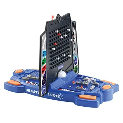 Immagine di Lexibook Nimitz Force Battaglia Navale, Effetti sonori e Luminosi, 3 Jolly a Disposizione, Batteria, Blu/Nero, GT2500, dai 7 ai 99 anni