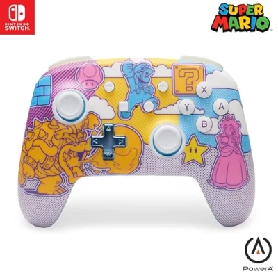 Immagine di PowerA Controller Switch potenziato senza fili Pop Art (Switch Lite, OLED, Switch), gaming, Multicolore