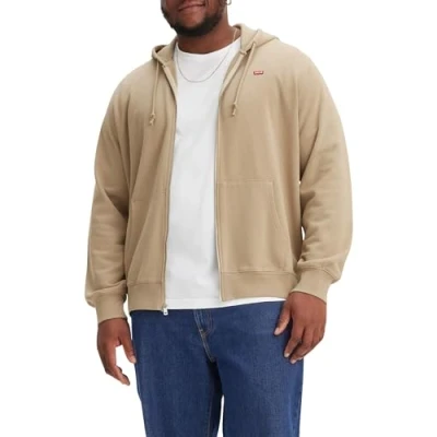 Immagine di Levi&#039;s Plus BIG Original ZIP UP Felpa con zip, Uomo, Taglia: XL, True chino