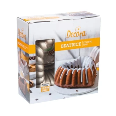 Immagine di Decora 0080110 Stampo Antiaderente Beatrice 28 X 27 10 h Cm, In Alluminio Pressofuso, per realizzare preparazioni dolci e salate.
