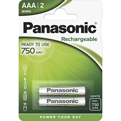Immagine di Wentronic AAA 750mAh NiMH 2 BL EVOLTA Rechargeable battery Nichel Metallo Idruro (NiMH)