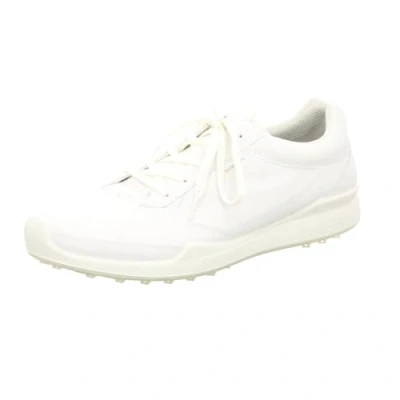 Immagine di ECCO Scarpe da Golf Uomo in Pelle Resistente all&#039;Acqua Senza Spillo ibride 2023 M, Bianco, 42 EU