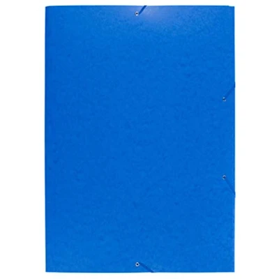 Immagine di Exacompta Ref. 59652E Cartella ad elastico 3 lembi carta lucida 600 g/mq A2 Blu