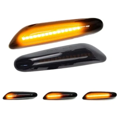 Immagine di indicatori laterali dinamici per Fumo 1 3 5 Series E60 E61 E81 E82 E88 E46 E90 E91 E92 E93 X3 E83 X1 E84