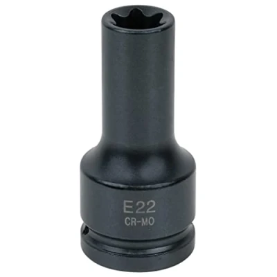 Immagine di KS Tools, Chiave a bussola + esagonale, Presa Torx E force da 3/4&quot;, lunga, E22 (3/4&quot;)