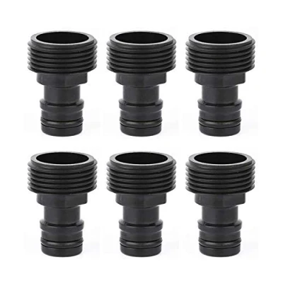 Immagine di Topways® 3/4&quot; Filettato Maschio Adattatore, per Collegare Dispositivi di Irrigazione con Filettatura Interna al Sistema, Esterna da 26,5 mm (G 3/4 &quot;) 6 pezzi