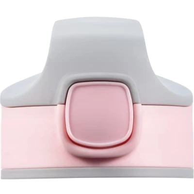 Immagine di SIGG Miracle Kids Top Rosa Tappo di ricambio, ermetico per borraccia in alluminio e Tritan con cannuccia (0.35 L, 0.4 0.45 L), Accessorio ricambio