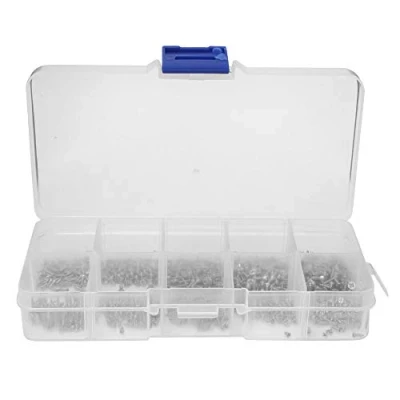 Immagine di Fafeicy Viti Autofilettanti Kit, 1000Pcs Vite a Testa Svasata, M1/M1.2/M1.4/M1.7 Assortimento di Fissaggio Hardware