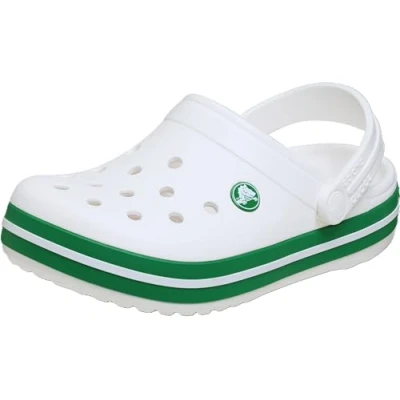 Immagine di Crocs Crocband Clog T, Zoccoli Unisex Bambini e Ragazzi, White Green Ivy, 23/24 EU