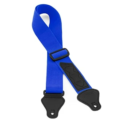 Immagine di TIGER UAC4 BL Tracolla per Ukulele Soprano, Concerto, Tenore e Baritono con porta plettri Blu