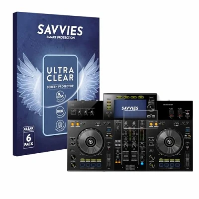 Immagine di savvies (6 Pezzi Pellicola Protettiva per Pioneer XDJ RR Protezione Schermo Trasparente