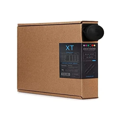 Immagine di D&#039;Addario Corde Chitarra Acustica per Coated XTAPB1253, XT in fosforo bronzo, scalatura leggera, 12 53, confezione da 25 mute