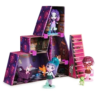Immagine di Zombaes Forever, Wild Vibes, Set di Gioco casa delle Bambole Abandoned Pet Shop, 3 Zombie e Accessori, 5 animaletti, Giocattoli per Bambine