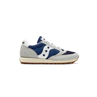 Immagine di Saucony JAZZ Original Vintage Unisex Sneakers basse, Taglia: 41, Navy/grey Pelle e tessuto