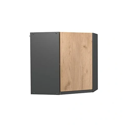 Immagine di Vicco Mobile angolare da Cucina R Line, Quercia Dorata/Antracite, 57 cm Forma a J