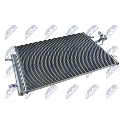 Immagine di NTY CCS FR 013 Condensatore con essiccatore Alluminio 630mm VOLVO: XC60 I, S60 II, V70 III Van / Station Wagon, FORD: Galaxy Mk2 MPV, MONDEO 4 Turnier