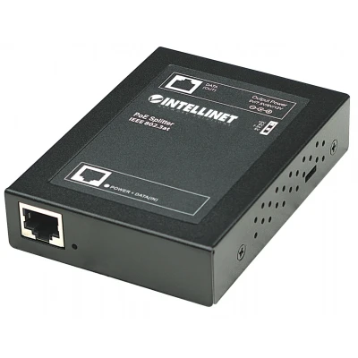 Immagine di Intellinet 560443 divisore di rete Nero Supporto Power over