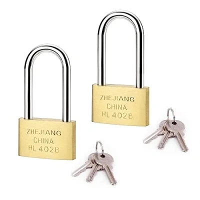Immagine di Lucchetto con Chiave,2 pcs Mini in Ottone Armadietto Lucchetti Valigie Serratura Antiscasso Serrature di Sicurezza,per Sacchetto Dei Bagagli Valigia Accessori Cassetta Attrezzi