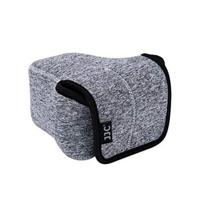 Immagine di JJC Custodia morbida elastica in neoprene mirrorless per fotocamere DSLR Canon EOS M50 M5 Fuji Fujifilm X E4 S10 T30 T20 T10 A3 A2 M1 Sony a7C ultra leggera