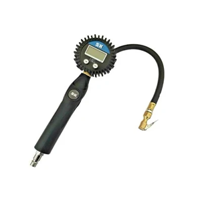 Immagine di Manometro digitale pressione gomme pneumatici ad aria compressore 7 bar 100 psi