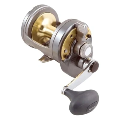 Immagine di Shimano mod. Tyrnos Mulinello moltiplicatore, per pesca in alto mar, colore: nero/oro, TYR16, TYR16