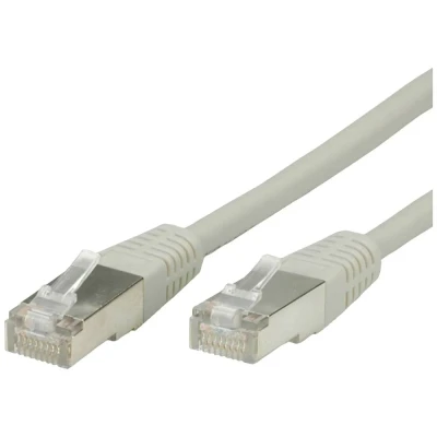 Immagine di Value 21.99.0810 RJ45 cavo di rete, patch CAT 6 S/FTP 10.00 m Grigio doppia schermatura 1 pz.