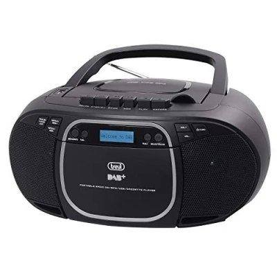 Immagine di Trevi CMP 576 DAB Stereo Portatile con Ricevitore Digitale / DAB+ FM RDS, Mp3, CD, USB, AUX IN, Display Dot Matrix, Stazioni Memorizzabili, 0CM57600