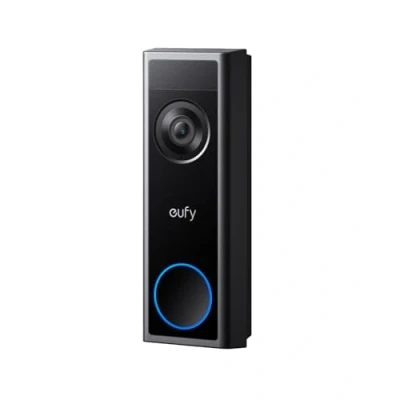 Immagine di eufy Security Videocitofono C31, 2K FHD, alimentazione con o senza fili, installazione facile, chiamate video, registrazione continua, rilevamento di persone e movimenti, compatibile HomeBase S380