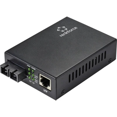 Immagine di Renkforce RF 4581874 CAT 6, SC Duplex Media converter di rete 1000 MBit/s