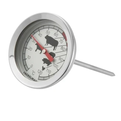 Immagine di Fackelmann Termometro per Carne, Acciaio Inox, Argento, 11 cm