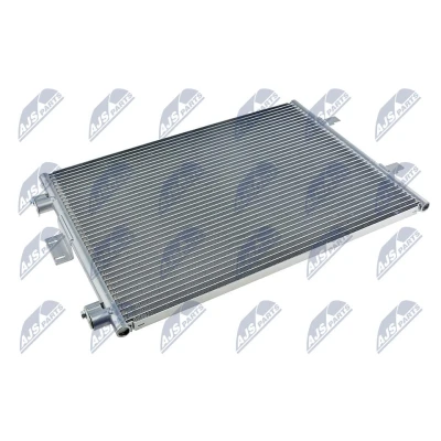 Immagine di NTY CCS RE 014 Condensatore senza essiccatore Alluminio 545mm R134a RENAULT: CLIO 2