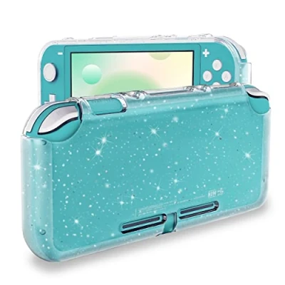 Immagine di DLseego Custodia Protettiva Compatibile con Switch Lite 2019, Cover in TPU Crystal Luccichio Bling Morbido Shockproof e AntiGraffio per Glitter