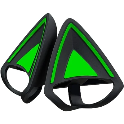 Immagine di RAZER Kitty Ears V2 Universal Clip cuffie 1 pz. Nero/Verde