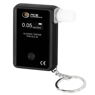 Immagine di PCE Instruments ALC 30 Etilometro 0 fino a 2 mg/ml Allarme, incl. display, Visualizzazione diverse unità