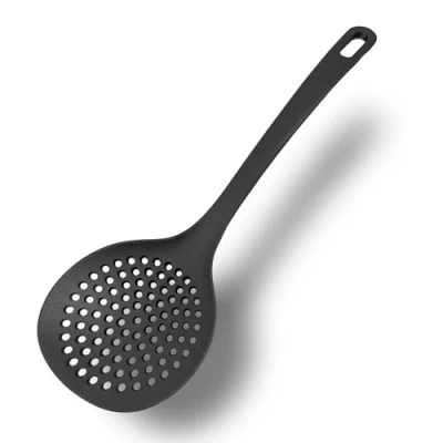 Immagine di Fackelmann Schiumarola antiaderente in Nylon alto spessore, max 200C, lavabile lavastoviglie, dim 34 x 11 cm, linea Nero