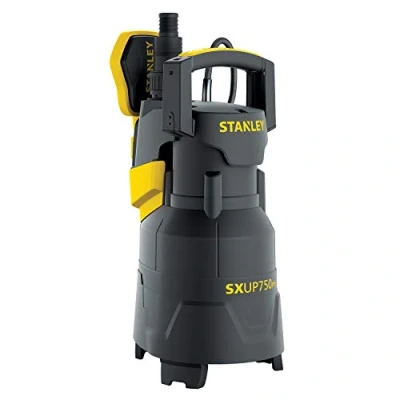 Immagine di Stanley Pompa Immersione SXUP750PTE per Acque Chiare e Scure (750 W, Portata max. 13.500 l/h, Prevalenza 8 m)