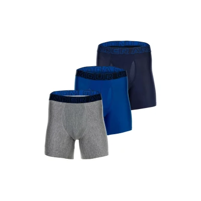 Immagine di Under Armour Men&#039;s Performance Tech 6&quot; 3 Pack Solid Boxer Briefs