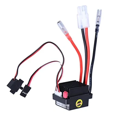Immagine di WANGCL 320A Spazzolato ESC Motore Regolatore di velocità Elettrico BEC Uscita 5.6V/2A per Tamiya RC Auto Monster Truck Crawler Barca