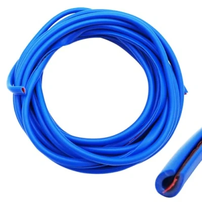 Immagine di CTRICALVER Paracolpi Portiere Auto, Proteggi bordo Auto Striscia Forma a U Bordi AntiGraffio Strisce di Protezione per SUV Berlina e la maggior parte dei modelli ((blu,5M)