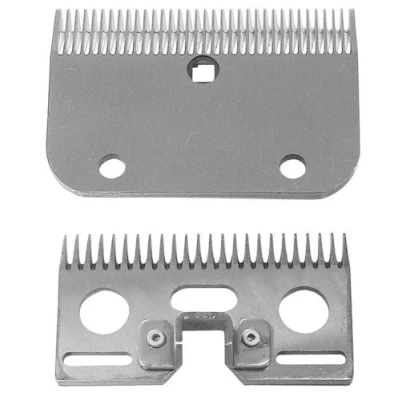 Immagine di Kerbl 18506 Set di coltelli da taglio 220, Constanta 2 superiore 24 Z e inferiore 35 Z, vicino alla pelle, 500 g (confezione 1)