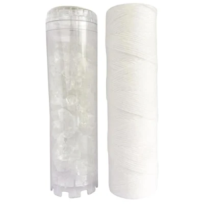 Immagine di AQUAWATER 3700350802299 Standard Kit Set di 2 cartucce (Una filtrazione Calc + 1) Tempo: 12m, None, da pezzi
