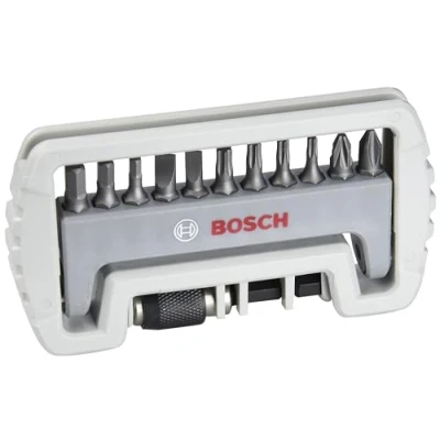 Immagine di Bosch Professional Set da 11+1 Pz. Bit di avvitamento Extra Hard (PH, PZ, T, S, HEX Bit, Accessori Trapani &amp; Avvitatori)