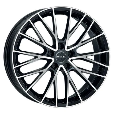 Immagine di MAK 5 fori 19Pollici 112mm cerchio in lega speciale nero F8590ECBM38VW1X Cerchione Acciaio