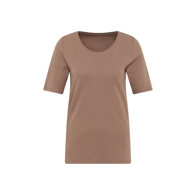 Immagine di Cecil IN Unifarbe Tshirt basic, Donna, Taglia: Large, Braun