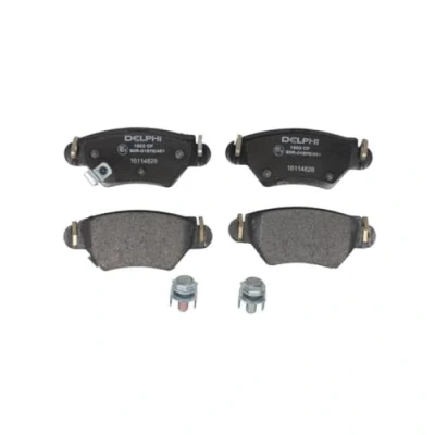 Immagine di DELPHI LP1553 Kit pastiglie freno con segnalatore acustico usura lamierino anticigolío accessori OPEL: Zafira B, A, Astra G Caravan