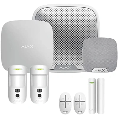 Immagine di Ajax Systems Kit 1 Hub 2 Wi Fi Inc Motion Cam E StreetSiren 23308